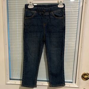 Kids Denim Jeans Elastic Drawstring Waist Size 4T
